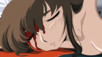 Robot girl with giant vibrating dick doubles down on hot hentai action.