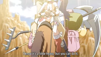 Robot girl with giant vibrating dick doubles down on hot hentai action.