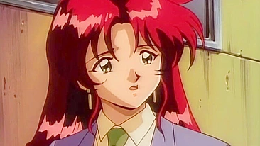 Horny hentai college girl masturbates her tight teen pussy.