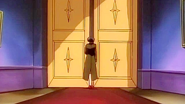 Horny hentai college girl masturbates her tight teen pussy.