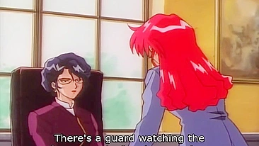 Horny hentai college girl masturbates her tight teen pussy.