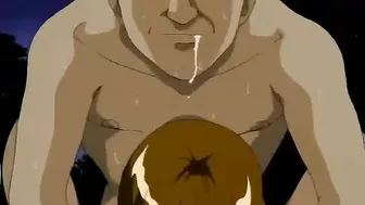 Teen hentai schoolgirl gets chased and fucked outside.