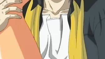 A horny schoolgirl is taken advantage of by a pervert and her friend watches in horror on a hentai website.