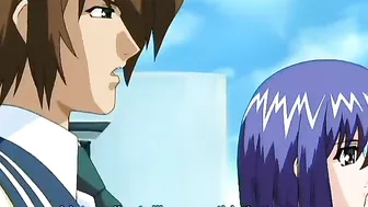 Momiji won a lesbian pussy licking contest and will now fuck her master on a hentai porn site.