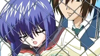 Momiji won a lesbian pussy licking contest and will now fuck her master on a hentai porn site.