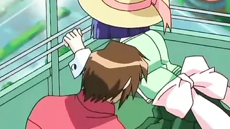 Momiji won a lesbian pussy licking contest and will now fuck her master on a hentai porn site.