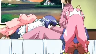 Momiji won a lesbian pussy licking contest and will now fuck her master on a hentai porn site.