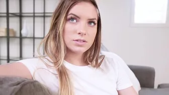 Beautiful girl Summer Brooks spreads legs for stepbrother to keep him quiet