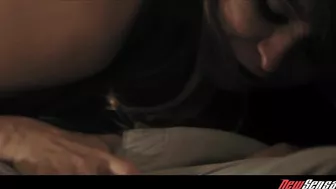 Wild passion provokes girl with hairy vag and guy to have sex