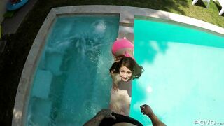 Playful teen Rebel Lynn has spontaneous sex with cameraguy