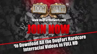 Interracial gloryhole clip starts with blowjob and ends with creampie