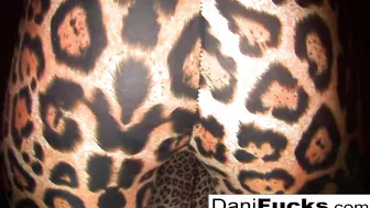 Swanky chick Dani Daniels in leopard outfit stimulates clitoris to the full Swanky chick Dani Daniels in leopard outfit stimulates clitoris to the full