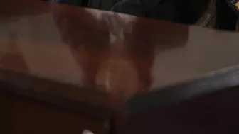 Big-boobied principal and student have hot lesbian conversation