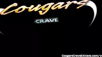 Tanned stepmom and blonde teen have fun with vibrating toys