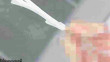 Hentai video - Public train sex with a dirty pervert and a curvy mature woman.