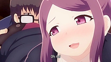 Hentai video - Public train sex with a dirty pervert and a curvy mature woman.