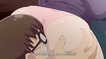 Hentai video - Public train sex with a dirty pervert and a curvy mature woman.