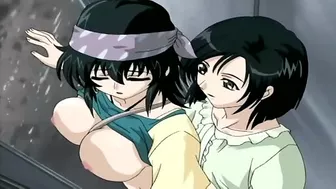 A schoolgirl in stockings without panties is fingered by a fellow female passenger on a train.