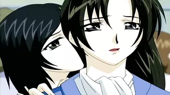 A schoolgirl in stockings without panties is fingered by a fellow female passenger on a train.