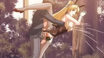 Hatred and desire collide as a busty hentai teacher is publicly fucked by her perverted student.