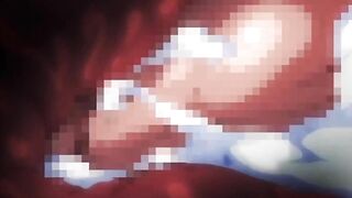 A horny teen in a schoolgirl uniform gets banged by a perv in the rain on a hentai porn site.