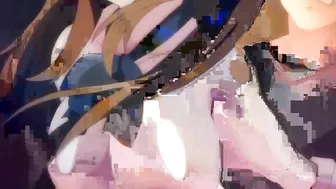 A horny teen in a schoolgirl uniform gets banged by a perv in the rain on a hentai porn site.