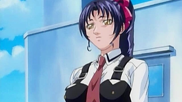 Hentai Bible Black Origins 2 - Schoolgirls summon a tentacle demon to sexually pleasure them.