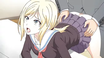 Naughty schoolgirl gives uncle a steamy handjob on an elevator in this hot hentai animation.