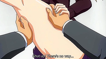 Naughty schoolgirl gives uncle a steamy handjob on an elevator in this hot hentai animation.