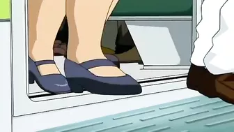 Girl gets fingered and sexually harassed on a crowded train by multiple men.