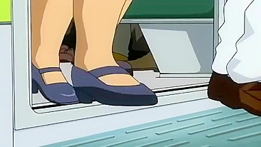 Girl gets fingered and sexually harassed on a crowded train by multiple men.