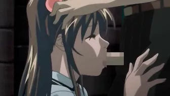 Bible Black hentai video features a schoolgirl getting rough sex with facial and anal penetration.