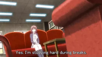 Hentai video shows a dirty sensei having sex with a young blonde until she cums.