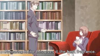 Hentai video shows a dirty sensei having sex with a young blonde until she cums.