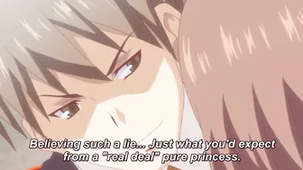 Hentai video shows a dirty sensei having sex with a young blonde until she cums.