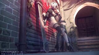 Nier Automata Hentai Porn Video Featuring 2A and 2B