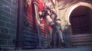 Nier Automata Hentai Porn Video Featuring 2A and 2B