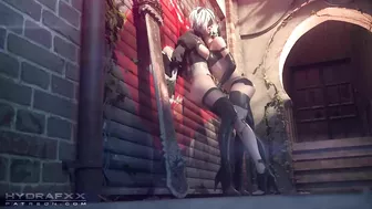 Nier Automata Hentai Porn Video Featuring 2A and 2B