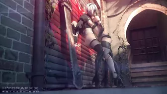 Nier Automata Hentai Porn Video Featuring 2A and 2B
