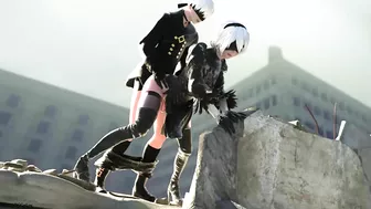 Nier Automata's 2B and 9S Get Frisky in Steamy Hentai Porn Video