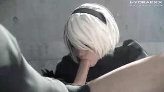 Nier Automata's 2B and 9S Get Dirty in HydraFX Hentai Porn Video