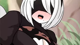 Nier Automata: 2B and 9S's Shoe Play