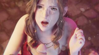 Aerith Gainsborough's Seductive Scene in Final Fantasy VII