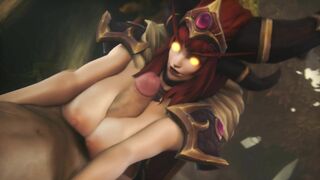 Alexstrasza's Leet Her Warcraft: A Hentai Porn Adventure