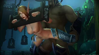 Hentai Porn Video - Alleria Windrunner's Wild Ride with Liard Warcraft - Watch the elf archer's erotic adventure with the orc!