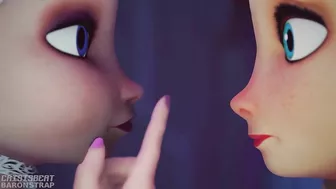 Baronstrap Sisters' Frozen Crisis - A Disney Fetish Video