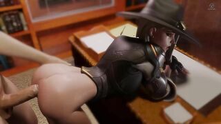 Overwatch's Ashe Pewposterous Hentai Porn Video - NSFW