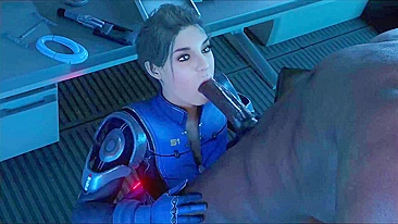 Satirical for Hentai Porn Video - 'Tomoganim Ashley Williams' Mass Effect'