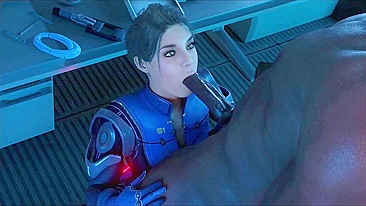 Satirical for Hentai Porn Video - 'Tomoganim Ashley Williams' Mass Effect'