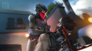 Assassin and Genji Get It On in Overwatch